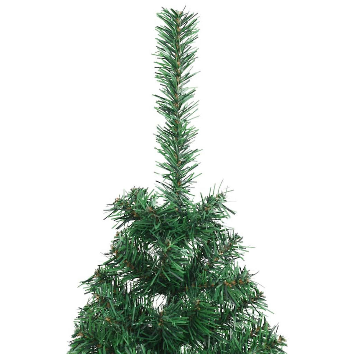 HALB-WEIHNACHTSBAUM Künstlicher Mit Ständer Grün 120 Cm Pvc - Grün, Kunststoff (120cm) - vidaXL