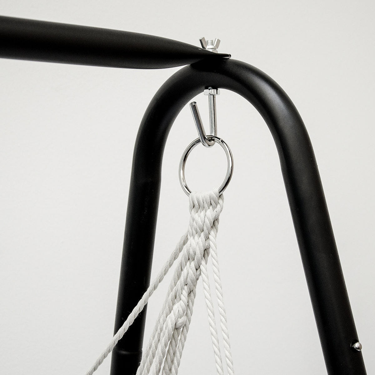 HÄNGESESSEL inkl. Gestell, bis 100kg, Blau - Blau, Textil (85/85/160cm) - Amanka