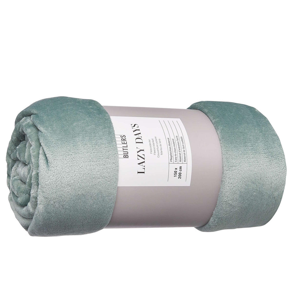 PLAID Lazy Days - Salbeigrün, Textil (150/200cm) - Butlers