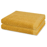 DUSCHTUCH Harmony 2er-Set - Gelb, Textil (70/140cm) - Ross
