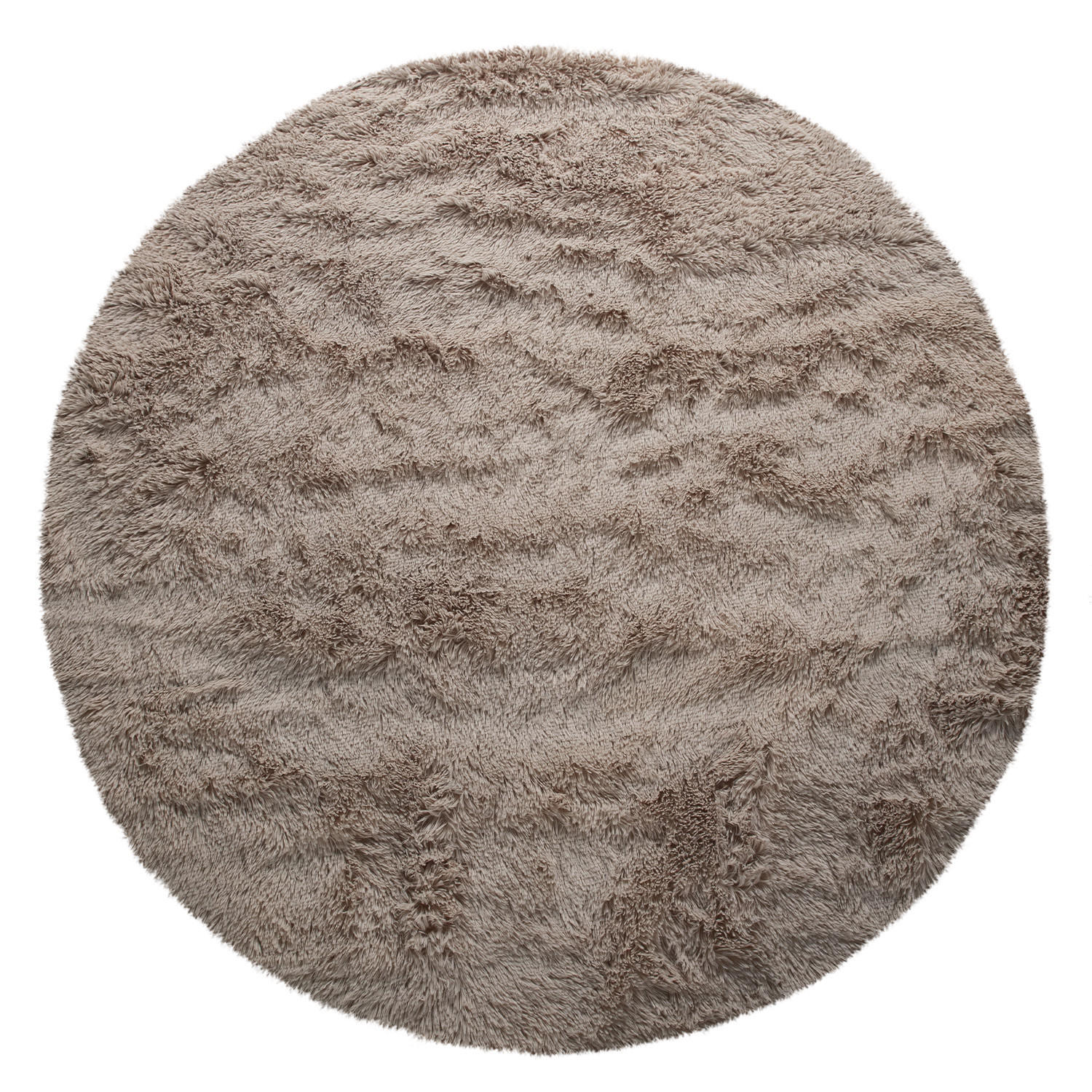 HOCHFLORTEPPICH 200/200 cm Silky 591 - Taupe, Textil (200/200cm) - Paco Home
