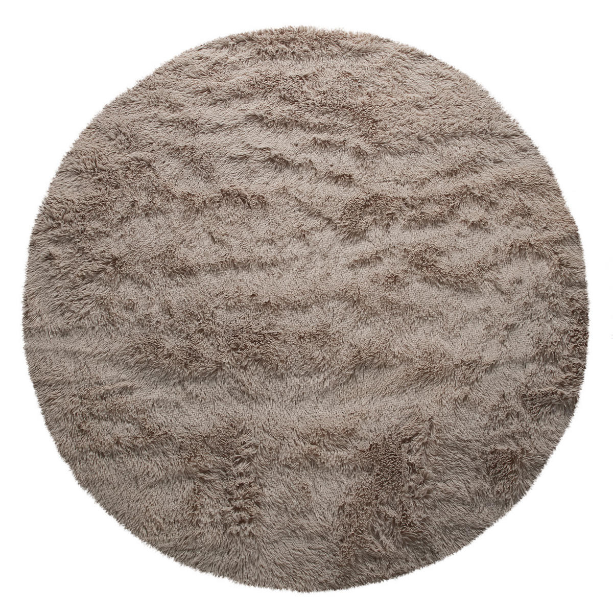 HOCHFLORTEPPICH 200/200 cm Silky 591 - Taupe, Textil (200/200cm) - Paco Home