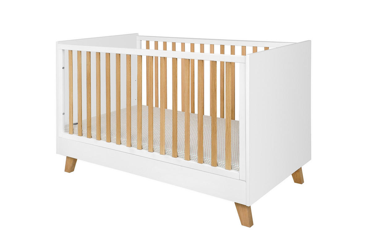 GITTERBETT Zara 140/70 - Weiß, Holzwerkstoff (70/140cm) - RAUMHIRSCH FURNITURE