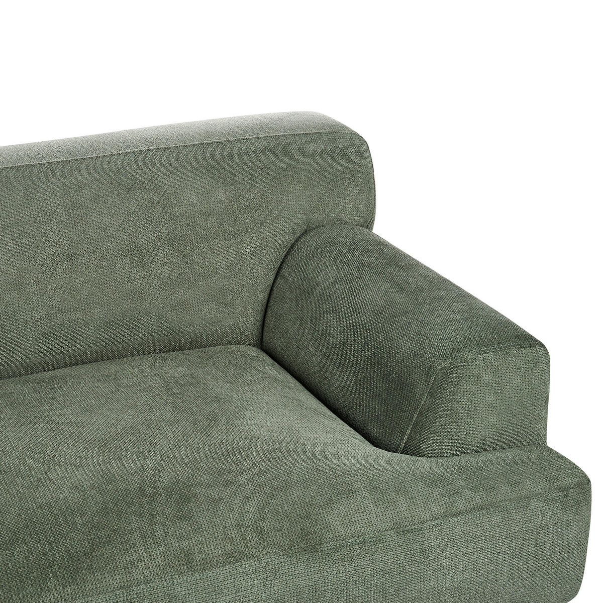 POHOVKA 3-místná Látka Zelená Matila - zelená barva, textil (233/70/94cm) - Beliani