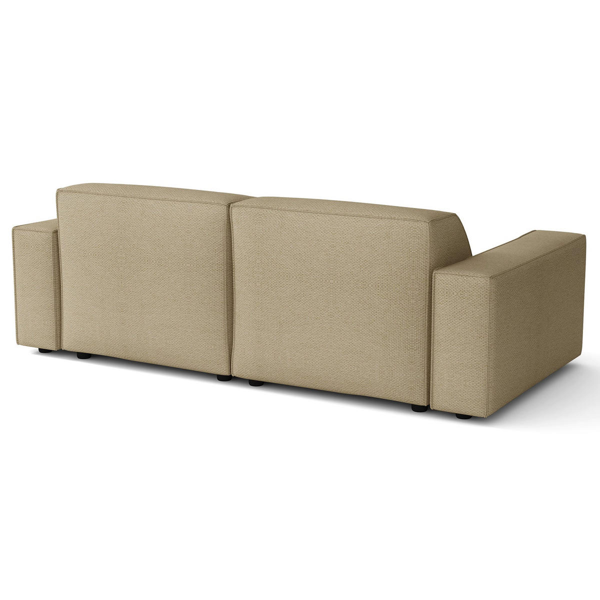 ROHOVÁ POHOVKA Sellmo 210 cm - černá/kapučínová, textil/plast (210/166cm) - Selsey