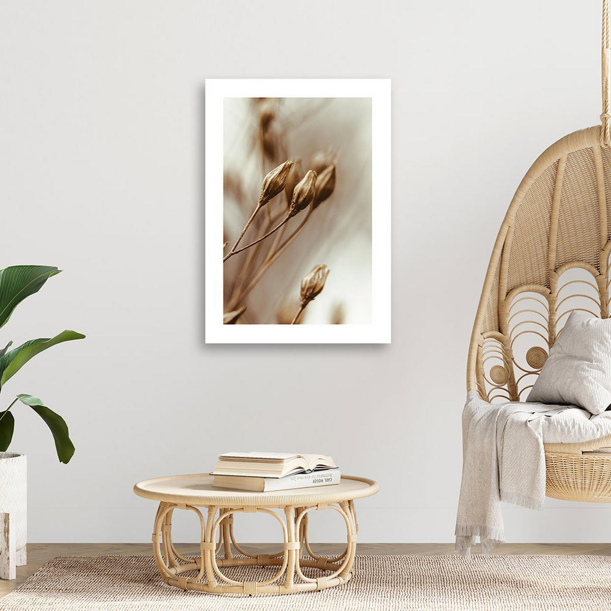 KUNSTDRUCK Beige 40/60 cm - Beige, Textil (40/60cm) - KUNSTLOFT