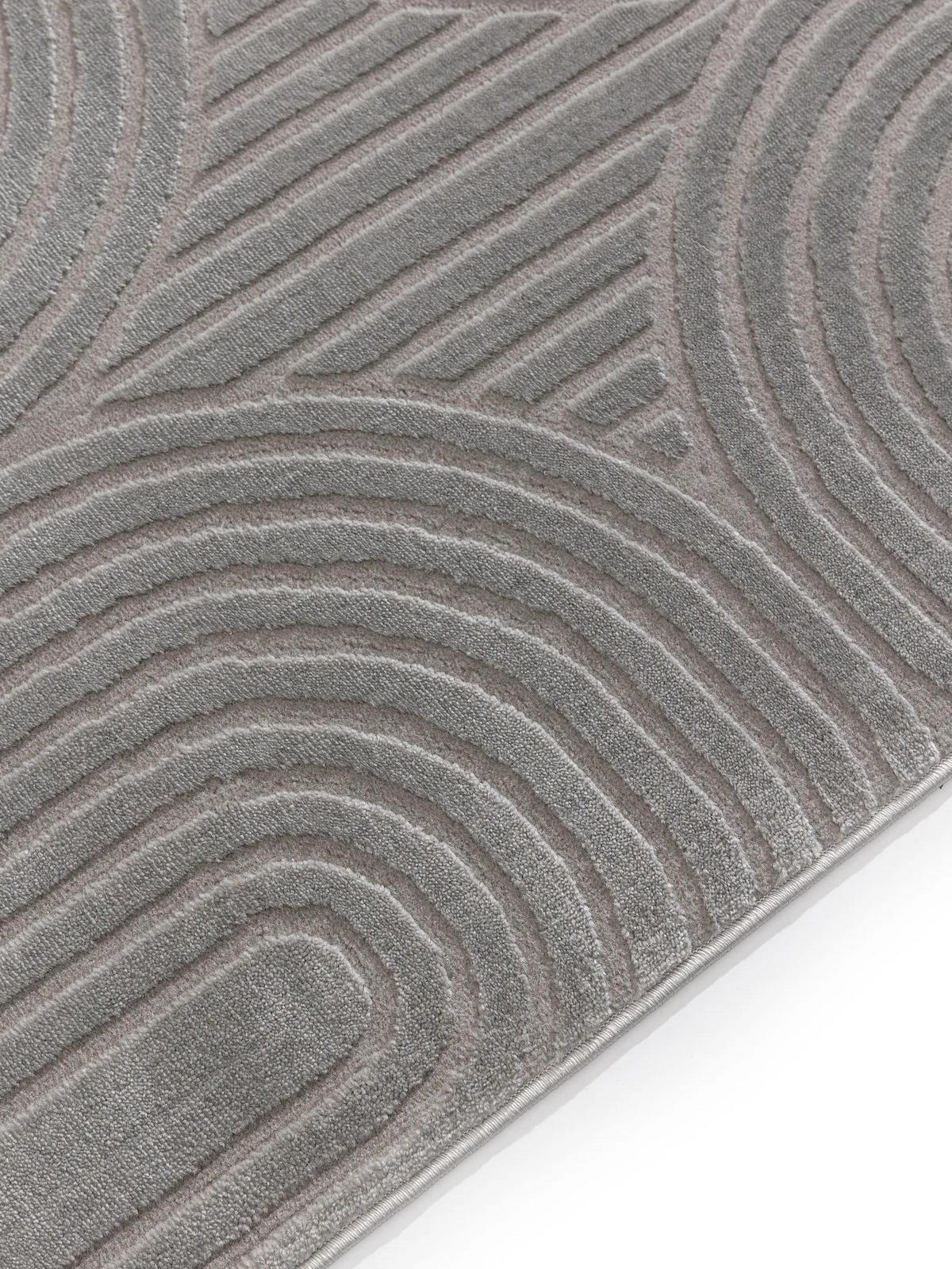 KOBEREC Claire Šedá 240x340 cm - šedá, plast/umělá hmota (240/340cm) - benuta