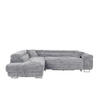ECKSOFA SERENA L Links mit Stauraum, Hellgrau - Hellgrau, Textil (275/205cm) - KS Home Concept