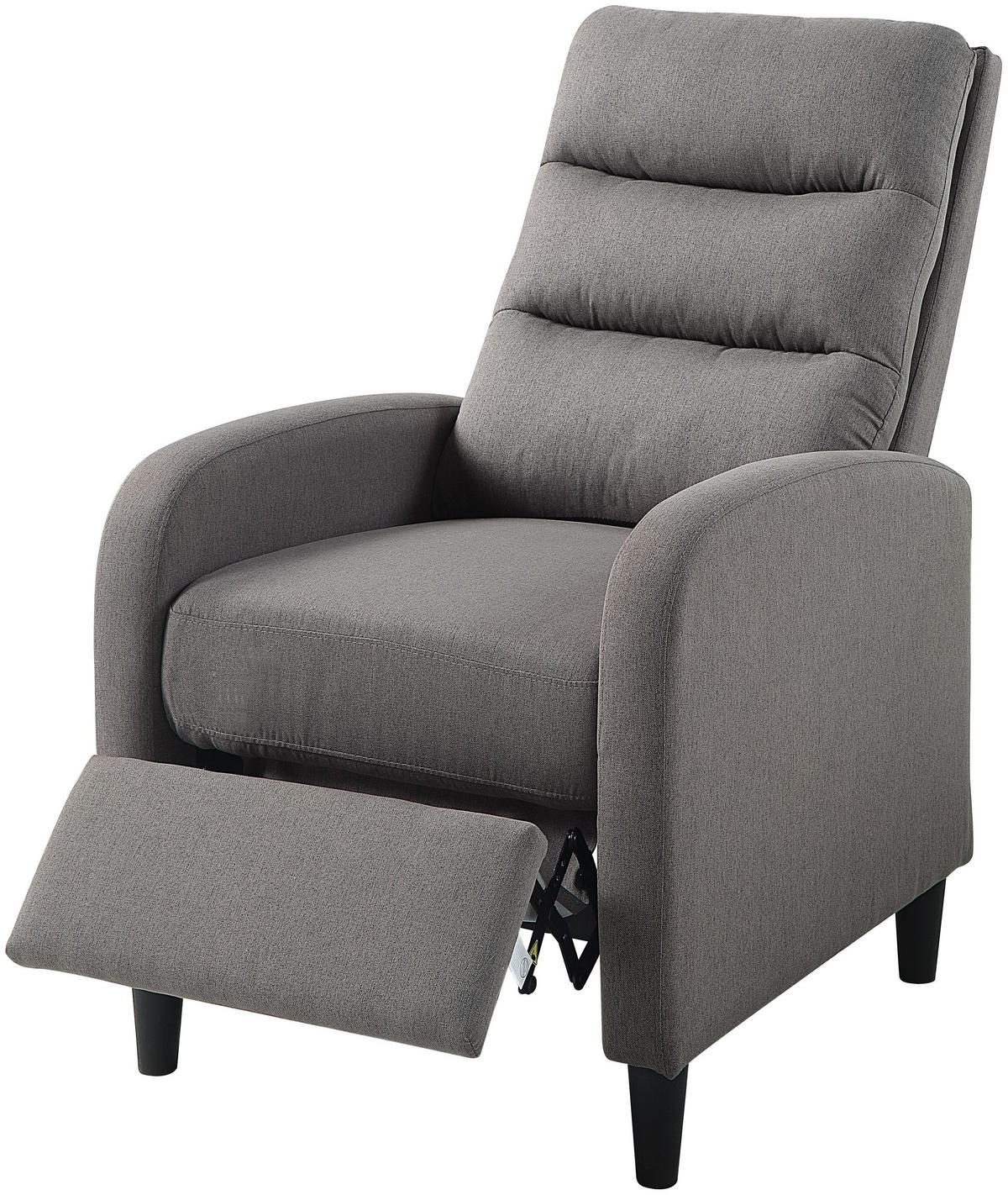 RELAXSESSEL Tiago Dunkelgrau - Dunkelgrau, Textil (69/102/90cm) - ATLANTIC home collection