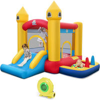 HÜPFBURG 239cm Multicolor - Multicolor, Kunststoff (306/288/239cm) - COSTWAY