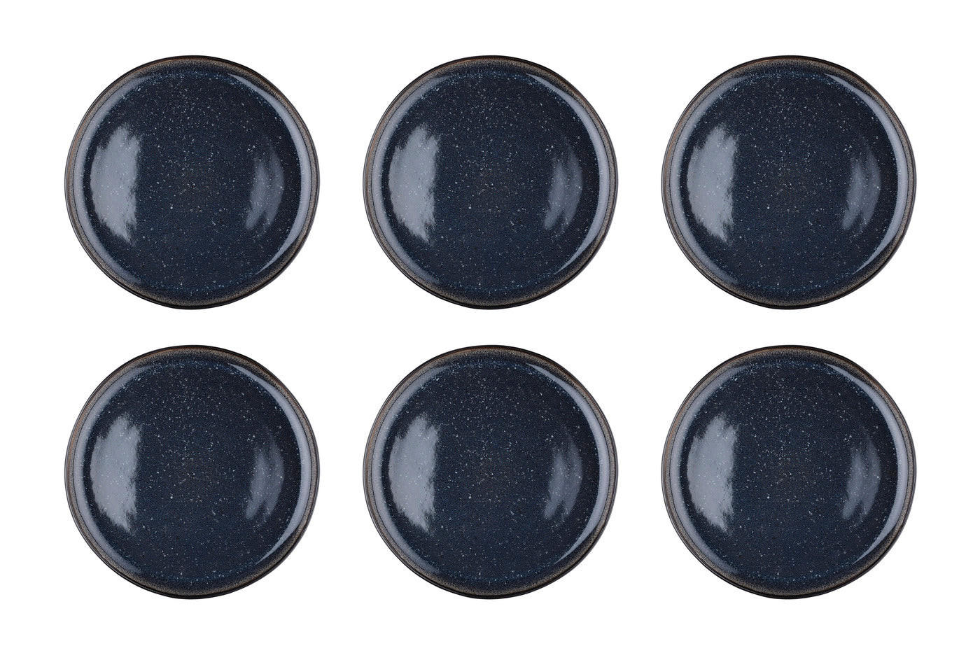 TELLER Iris Ø26cm - 6er-Set - Nachtblau - Blau, Keramik (26cm) - Björn