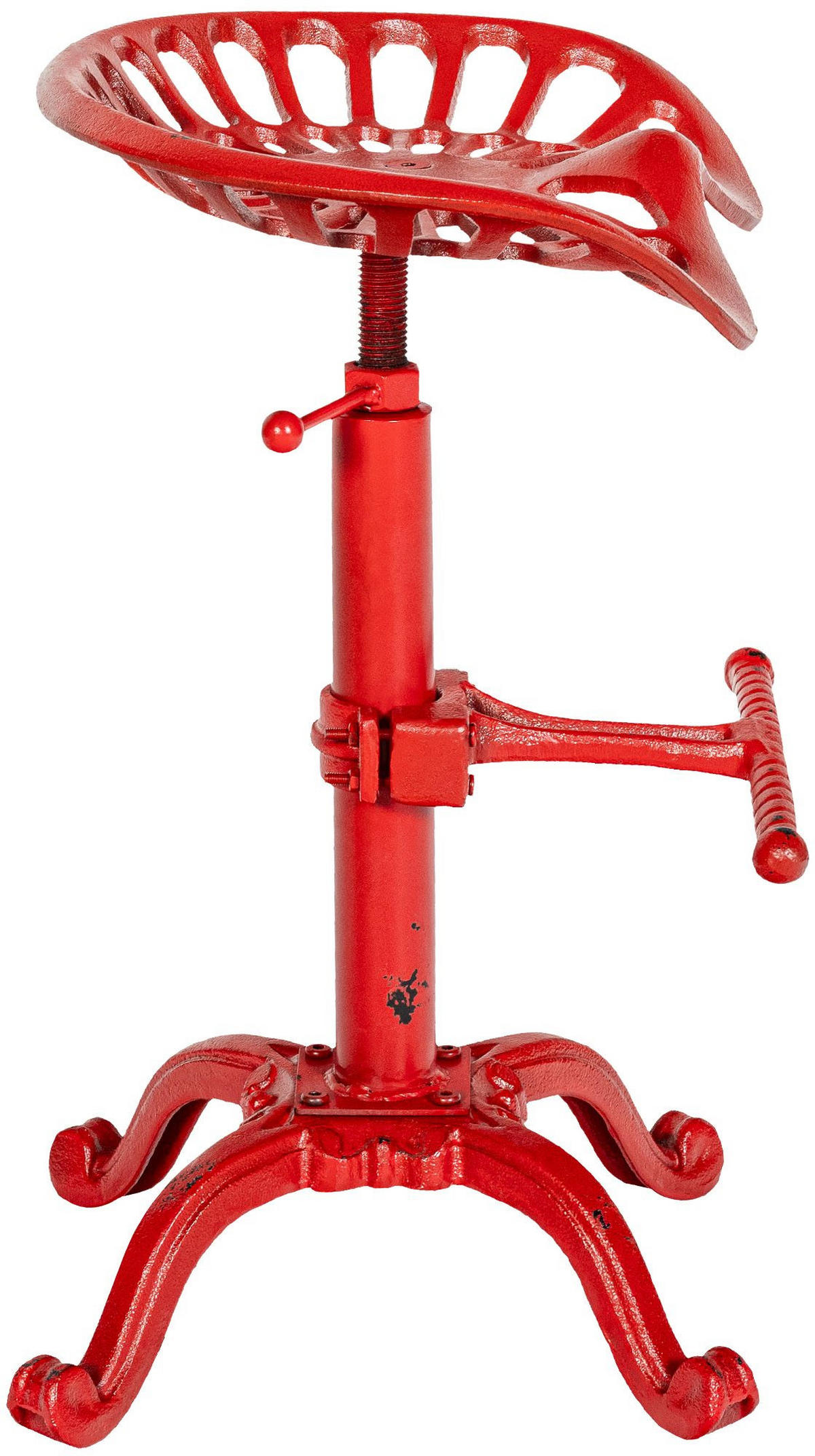 BARHOCKER Metall Rot - Rot, Metall (44/56/34cm) - CLP