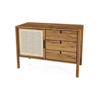 KOMMODE INA Wildeiche - Alteiche, Holz (97/69/46cm) - byoak