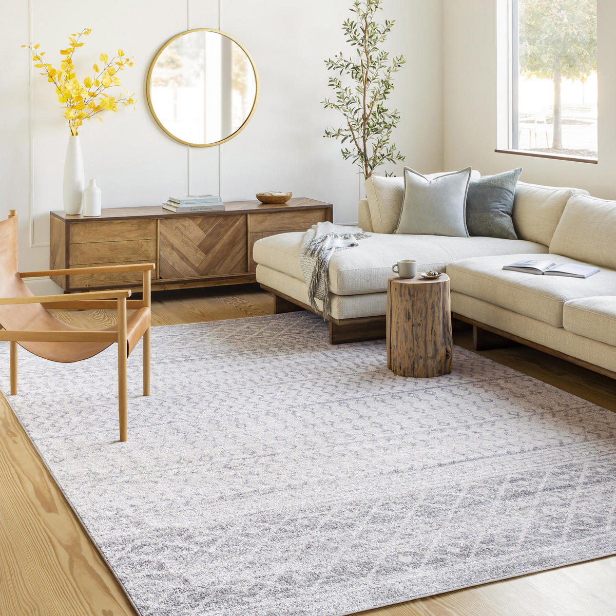 KURZFLORTEPPICH 80/150 cm Grau - Grau, Naturmaterialien/Textil (80/150cm) - LIVABLISS
