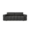 SCHLAFSOFA GERADE Rastergewebe Anthrazitgrau 247cm - Dunkelgrau/Anthrazit, Textil (247/90/102cm) - Sia Home