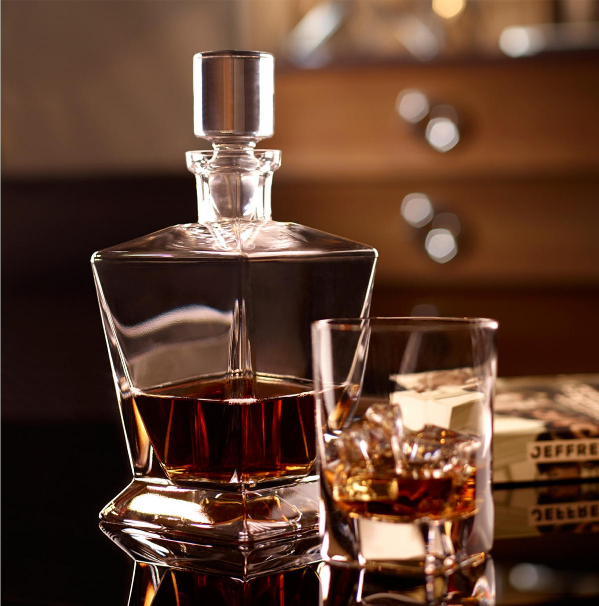 WHISKYGLÄSER, 6er-Set, 280 ml, Handgemacht - Transparent, Glas (0.28L) - Krosno Glass