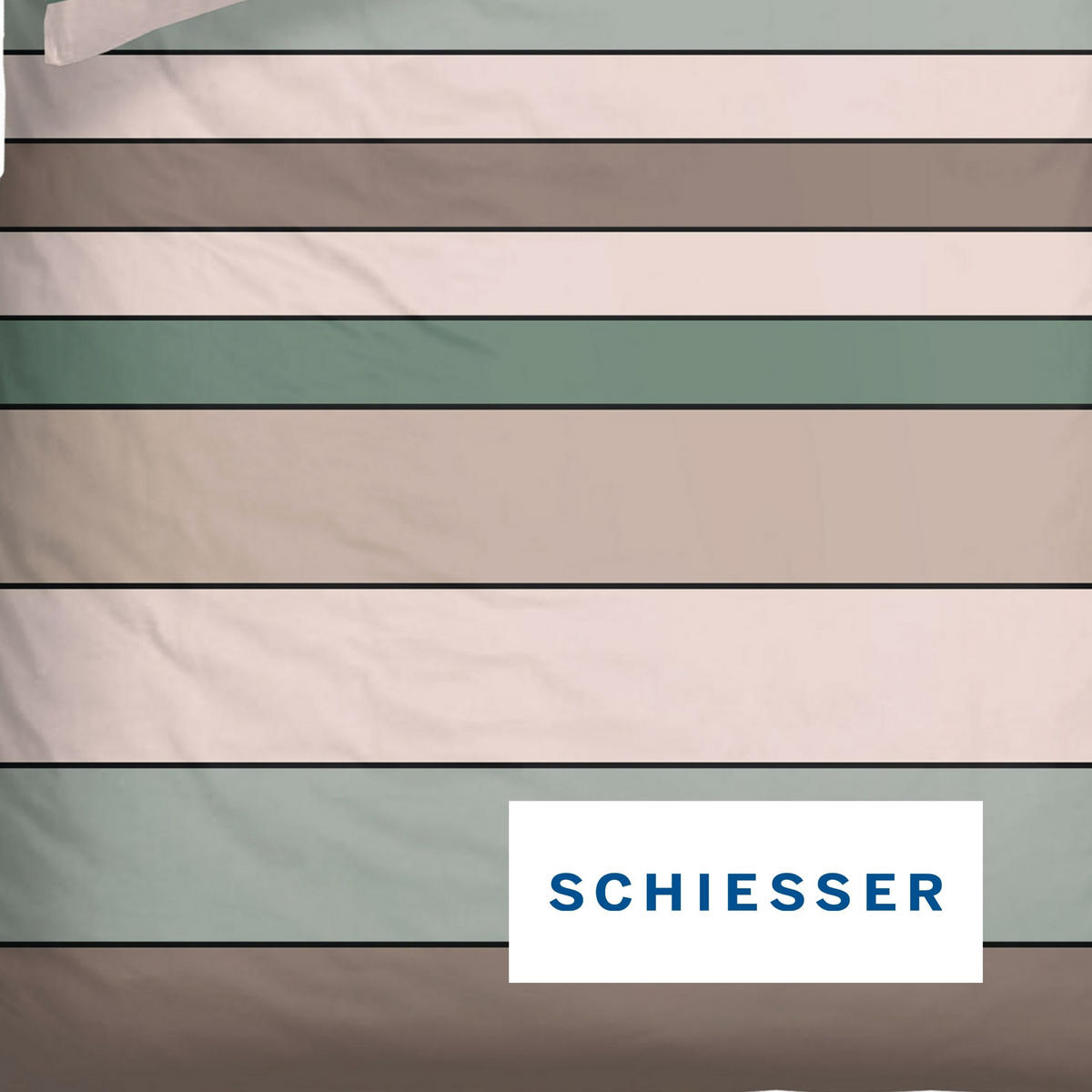 BETTWÄSCHESET Knut - Renforcé - 2-teilig - 155x220 cm - Mint - Mintgrün, Textil (155/220cm) - SCHIESSER