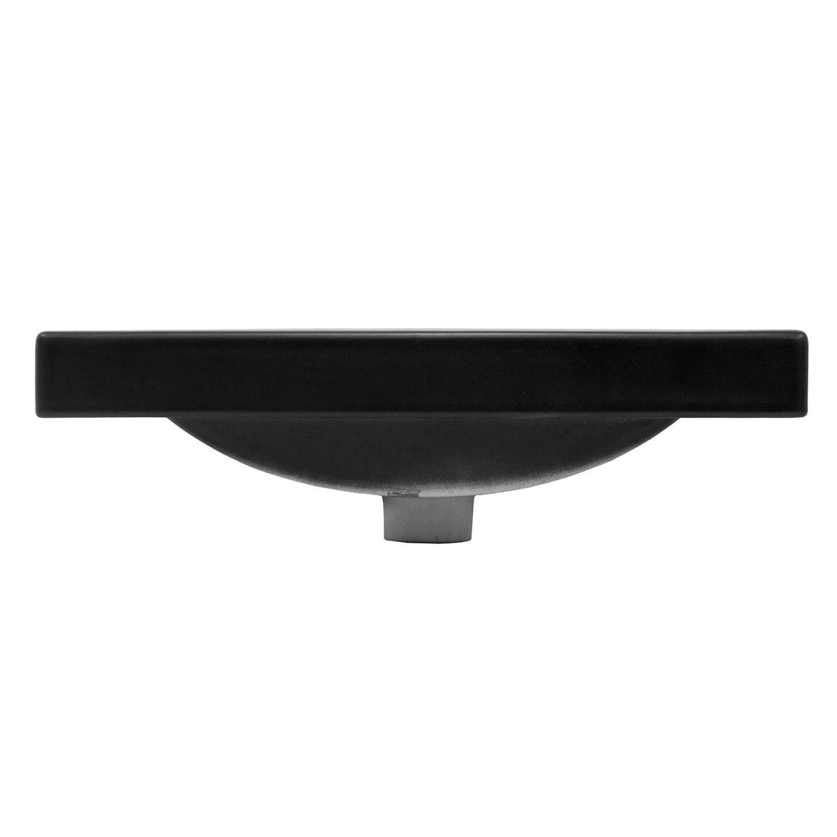 WASCHBECKEN - Schwarz, Keramik (46/16.5/53.5cm) - ML-DESIGN