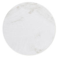 KUNSTFELLTEPPICH Sara 90x90 cm - Weiß, Textil (90/90cm) - Gino Falcone