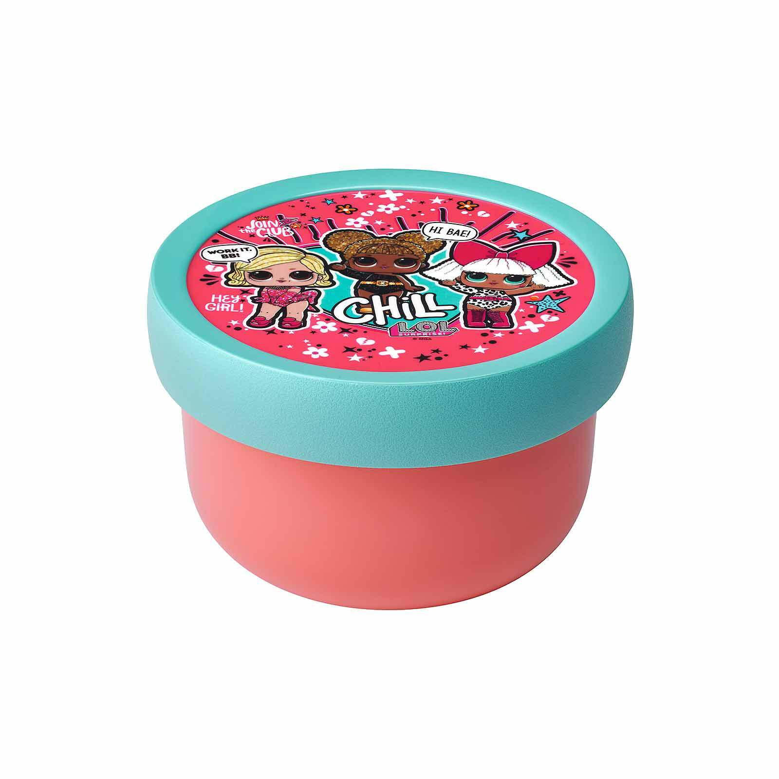 FRUCHTBOX MIT GABEL Campus L.O.L Surprise 300 ml - Multicolor/Rosa, Kunststoff (6.7/10.4/6.7cm) - Mepal
