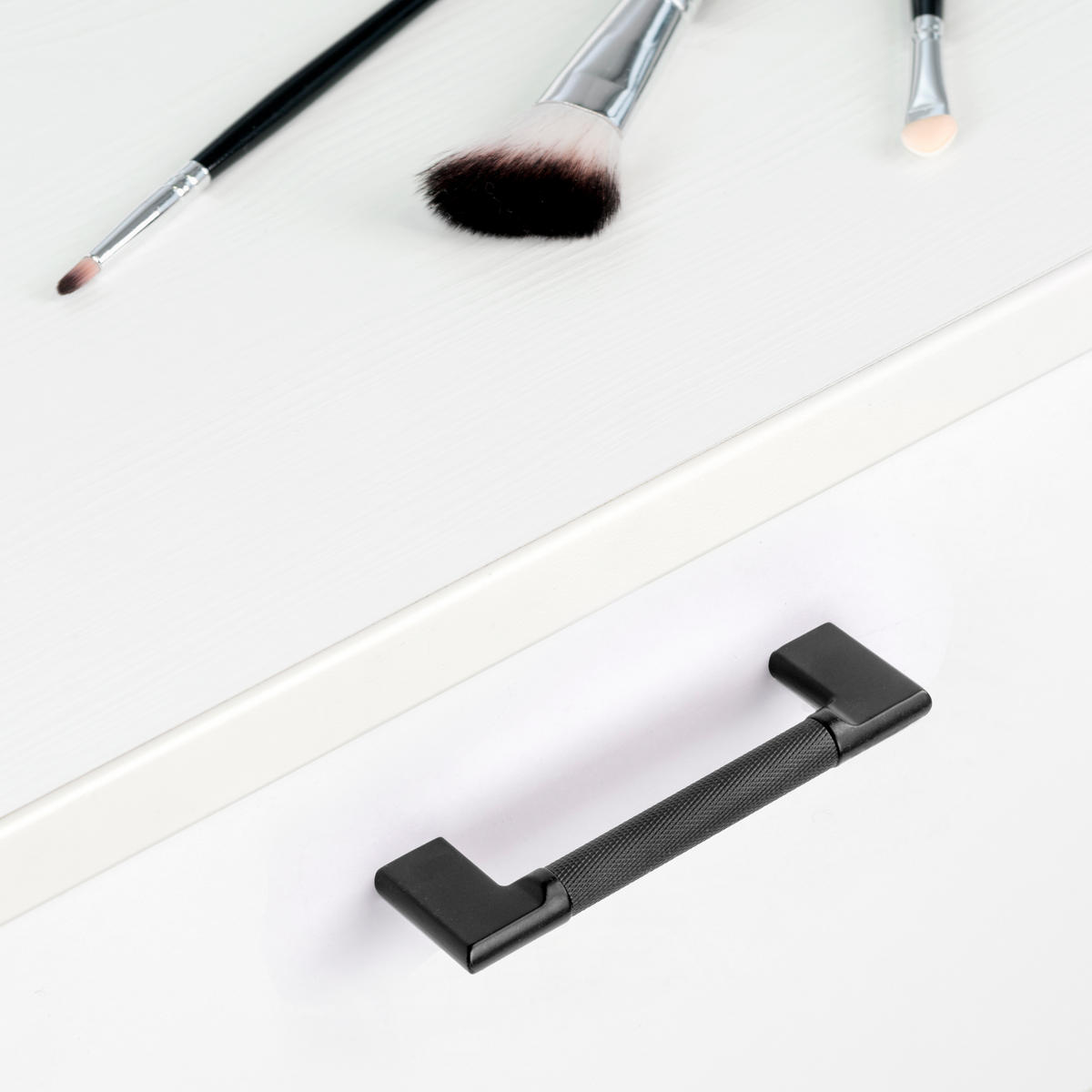 MÖBELGRIFFE Sofia, L189mm, 160mm Achsenabstand, Aluminium, Schwarz lackiert 5er-set - Schwarz, Metall (12/3/22cm) - EMUCA