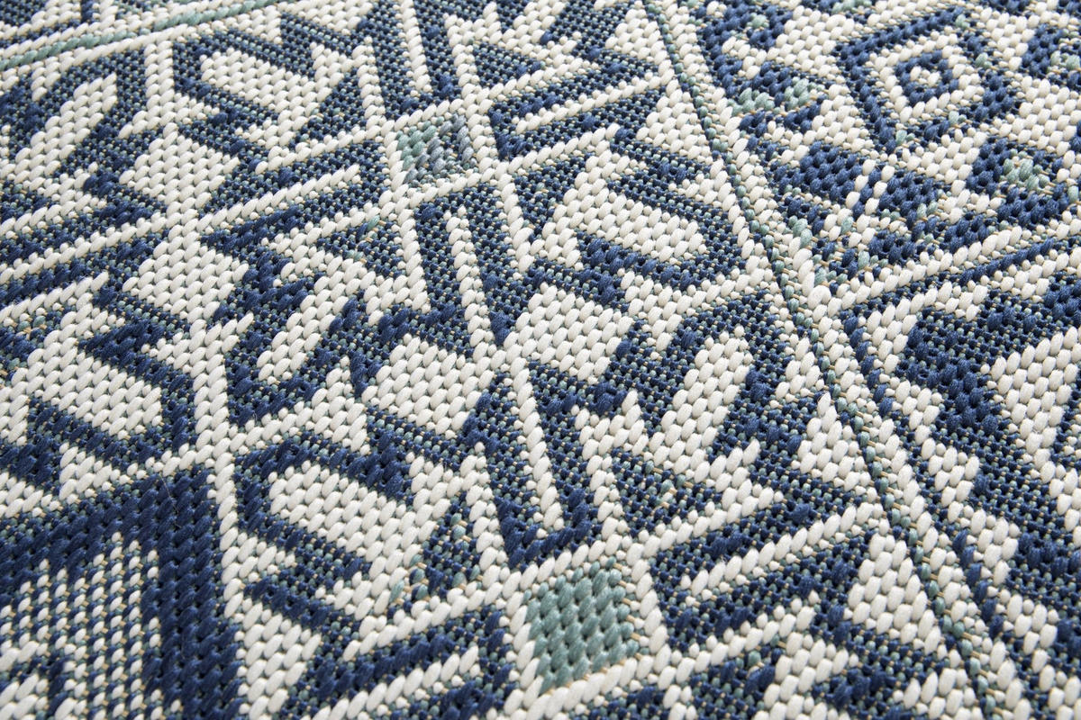 TEPPICH für Innen und Außen blau - Blau, Textil (120/170cm) - AFK Living