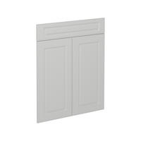 KÜCHENFRONT R-Line Weiß Landhaus 59.6 x 70.8 cm Möbelfront für den Schubunterschrank - Weiß, Holzwerkstoff (59.6/70.8/1.6cm) - Vicco