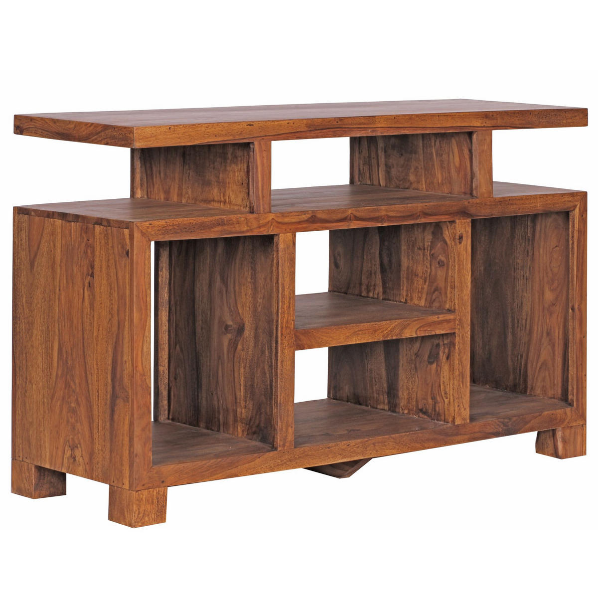 SIDEBOARD – Massivholz, 115x76x40 cm, Landhausstil, auch als TV-Kommode - Braun, Holz (115/76/40cm) - KADIMA DESIGN