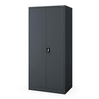 AKTENSCHRANK JAN H D600 - Anthrazit, Metall (90/195/60cm) - Jan Nowak