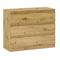 KOMMODE A12a Artisan Eiche 106 / 45 / 84 cm - Braun, Holz/Holzwerkstoff (106/84/45cm) - Feldmann-Wohnen
