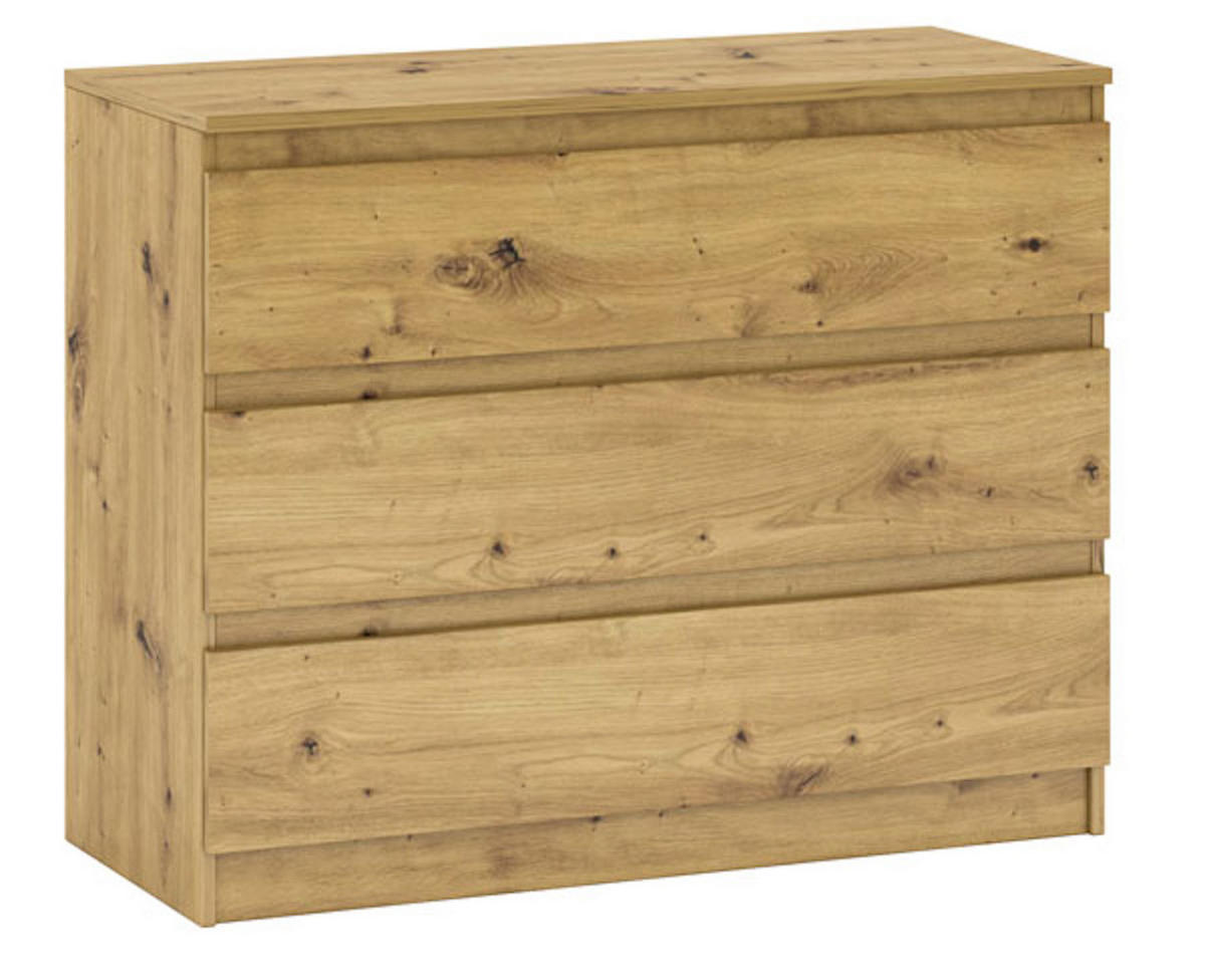 KOMMODE A12a Artisan Eiche 106 / 45 / 84 cm - Braun, Holz/Holzwerkstoff (106/84/45cm) - Feldmann-Wohnen