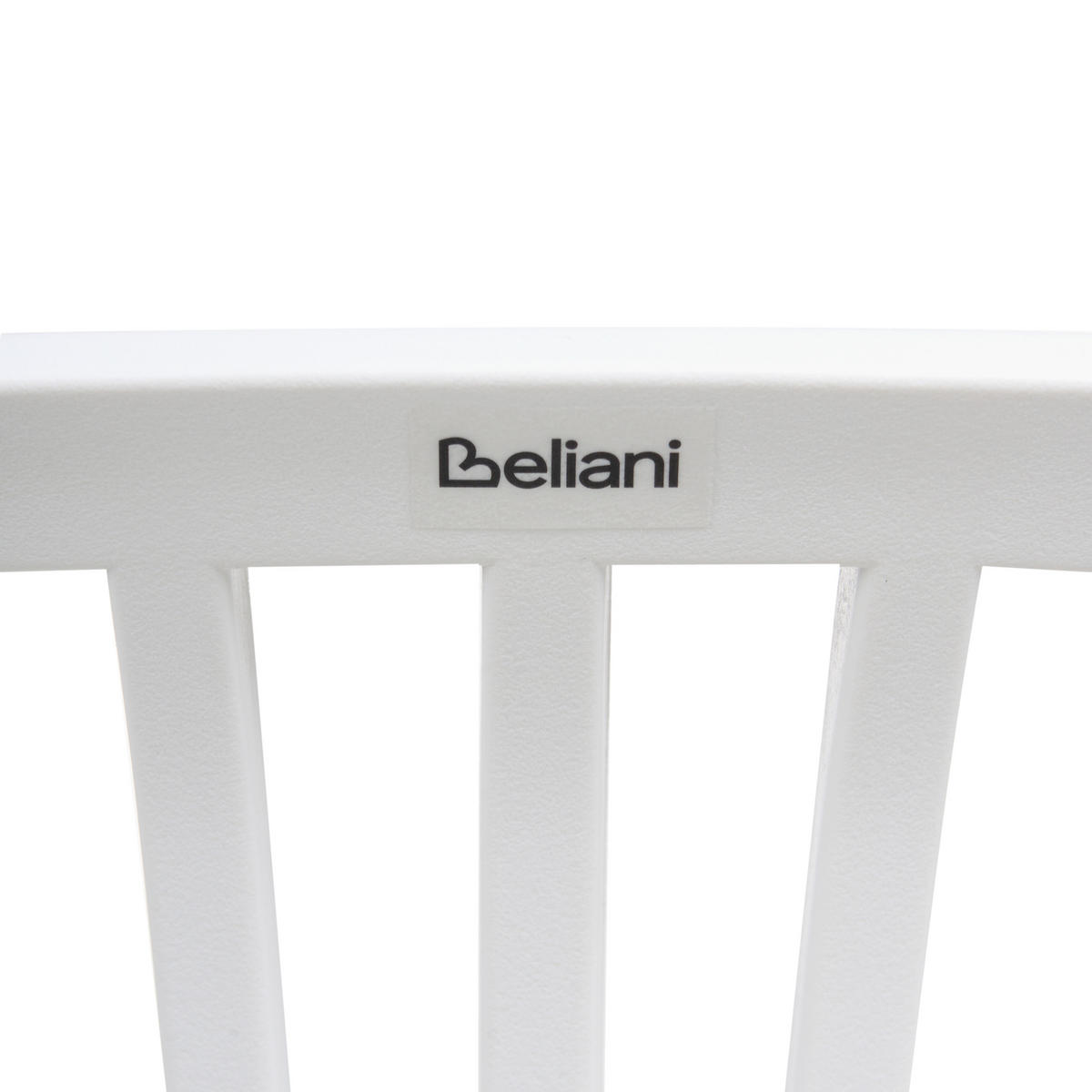 BARSTUHL 4er-Set Weiß Kleve - Hellbraun, Kunststoff (46/103/48cm) - Beliani