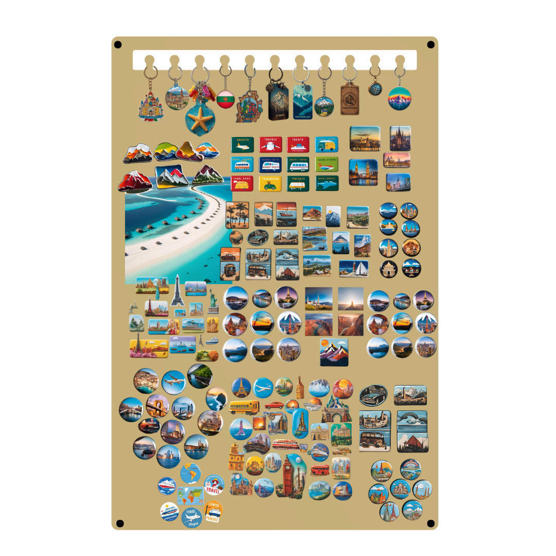 Anwicar Magnettafel Gold 49x74x0.7 cm