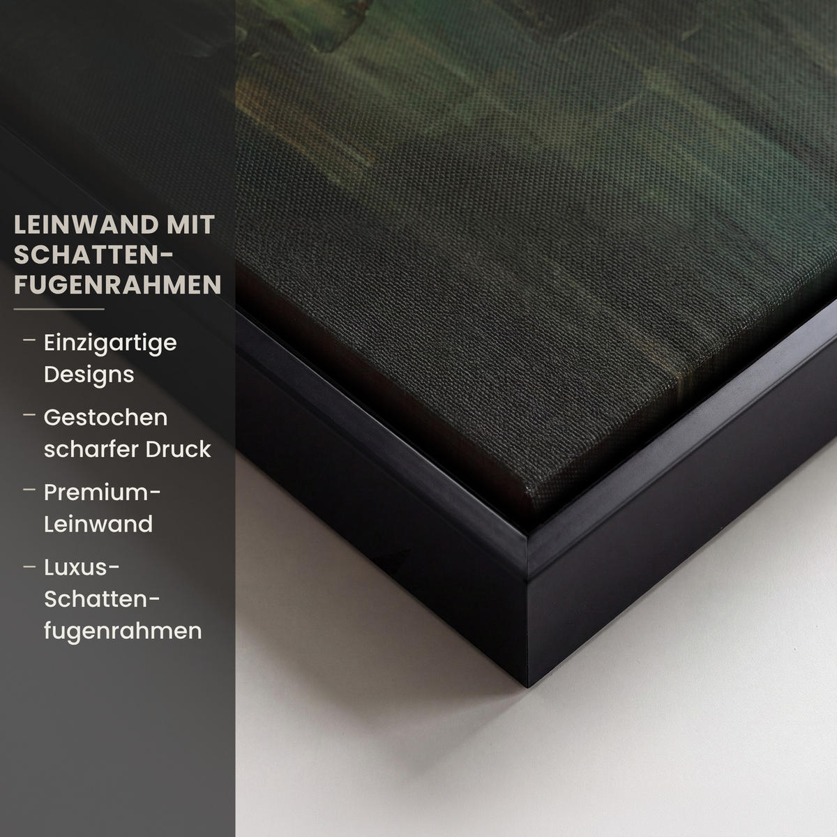 LEINWAND Bilder mit Rahmen - Hirsch - Gemalt - Geweih - Braun - 40x60 - Haselnussfarben, Textil (40/60cm) - MuchoWow