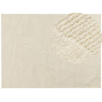 TEPPICH Beige 300/400 cm Wolle Sasnak - Beige, Textil (300/400cm) - Beliani