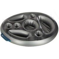 SCHWIMMBAR Schwimmende Poolbar - Grau, Kunststoff (65/65/10cm)