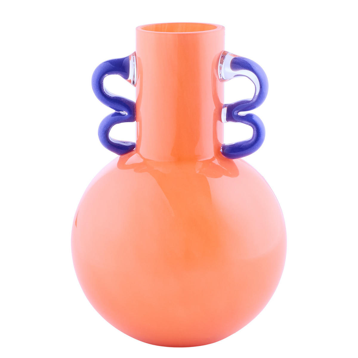 VASE Sling 20cm - Orange, Glas (21cm) - Butlers
