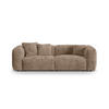 SOFA modular Martina aus Cord eichel 3 Sitzplätze - Rotbraun, Textil (106/75/240cm) - Micadoni