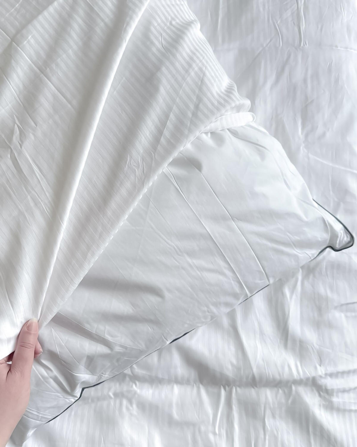 POLŠTÁŘ Bílý 80/80 cm Pelister - bílá, přírodní materiály (80/80cm) - Beliani