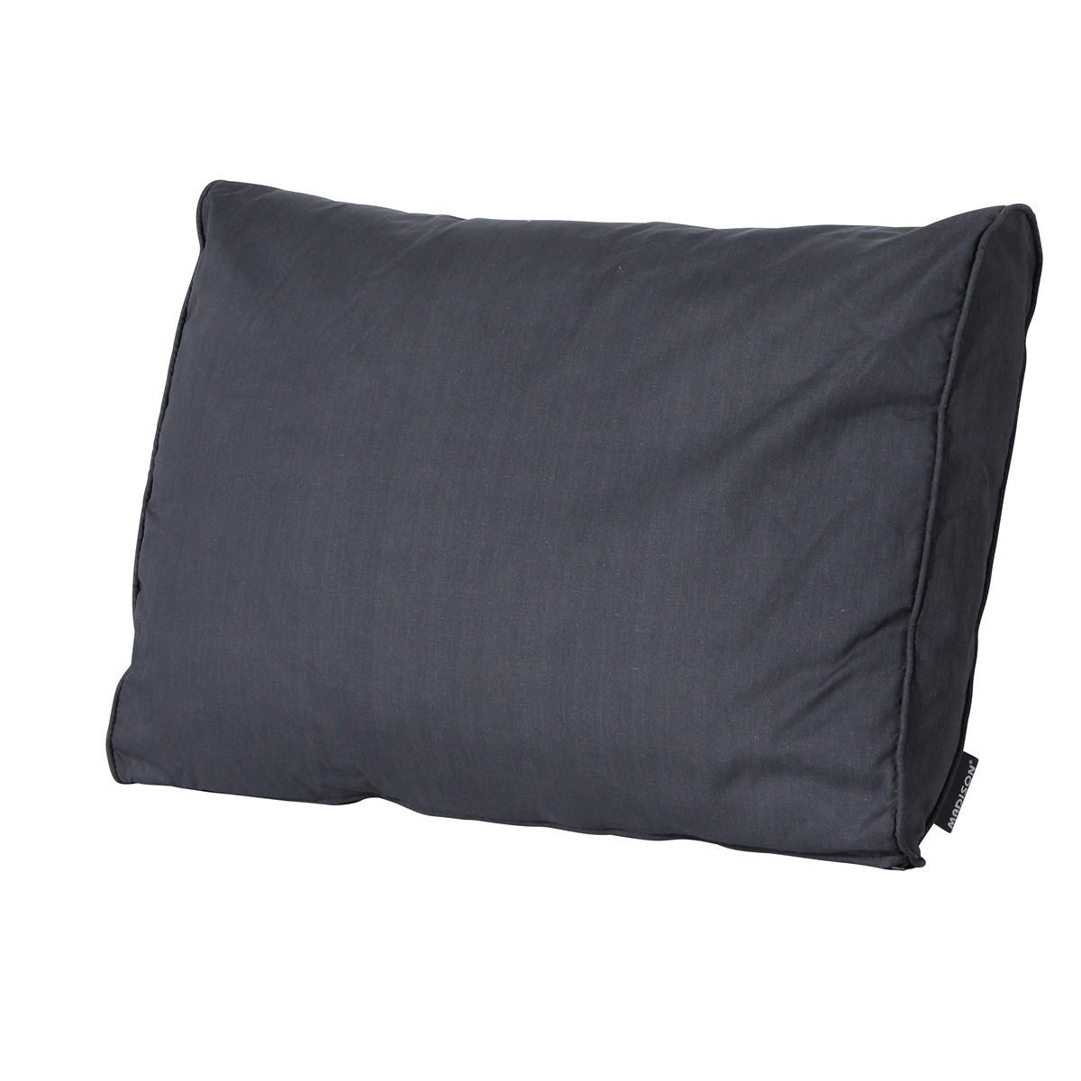 RÜCKENKISSEN Basic 43/73 cm 2er-Set - Schwarz, Textil (73/8/43cm) - Madison