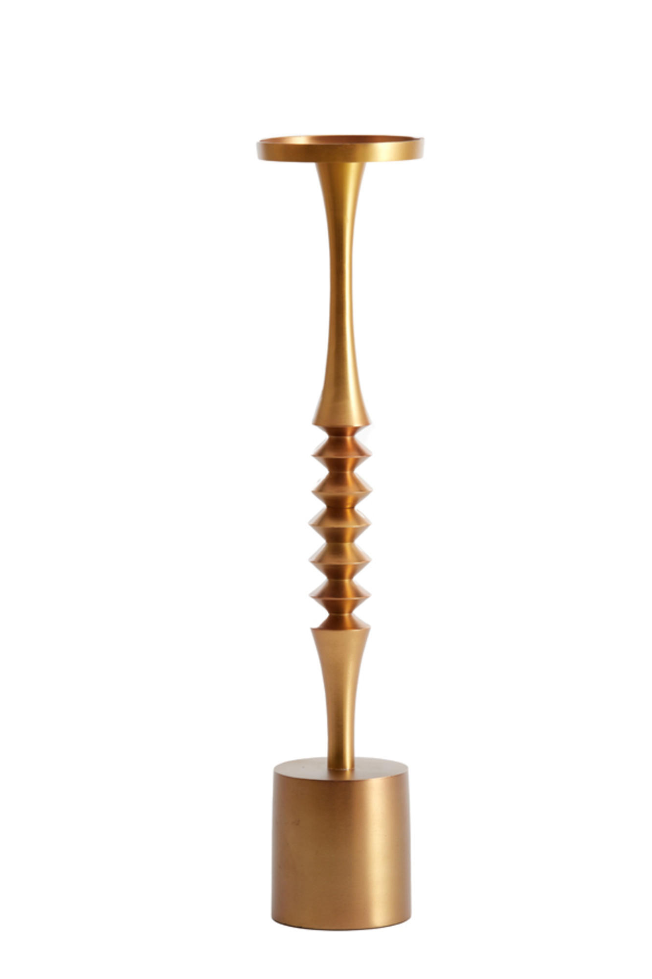 KERZENSTÄNDER MISTRY - Bronze - Ø11x51cm - Bronzefarben, Metall (11/51/11cm) - Light & Living