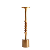 KERZENSTÄNDER MISTRY - Bronze - Ø11x51cm - Bronzefarben, Metall (11/51/11cm) - Light & Living