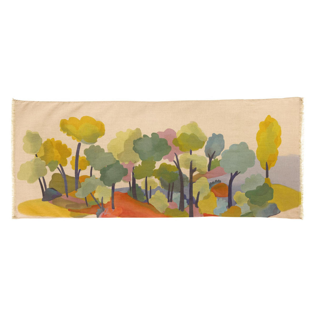 STEPPDECKE Zeff Melio multico 85 x 200 cm - Multicolor, Textil (85/200cm) - Vivaraise