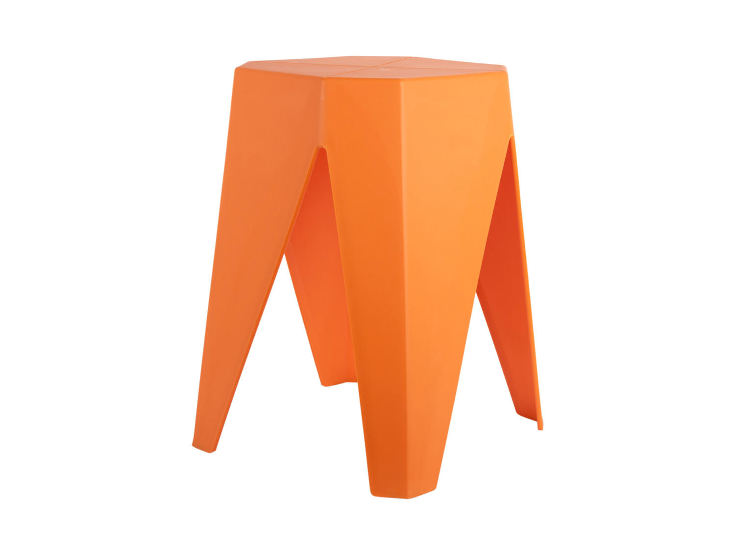 HOCKER Cherish 29/29/47 cm - Orange, Kunststoff (29/47/29cm) - Leitmotiv