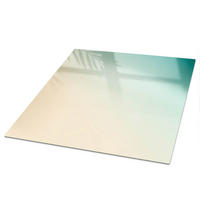 TISCHPLATTE 50x50 cm – Farbenfroher Minimalismus - Pink, Glas (50/50/0.4cm) - Wallfluent
