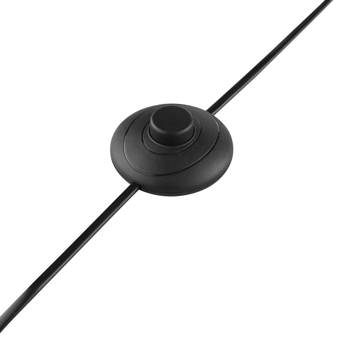 BOGENLEUCHTE Fanny Messing gebürstet/Weiß 32/23/160 cm - Multicolor, Metall (32/23/160cm) - Brilliant