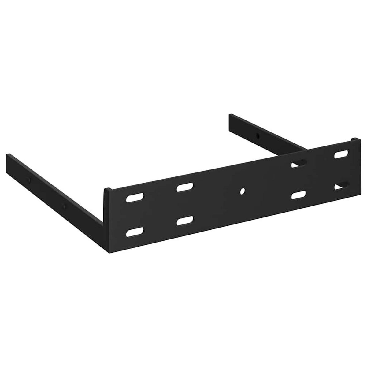 ECK-SCHWEBEREGALE 2Er Set Weiss 25/25/3,8 Cm Mdf - Weiß, Holzwerkstoff (25/3.8/25cm) - vidaXL