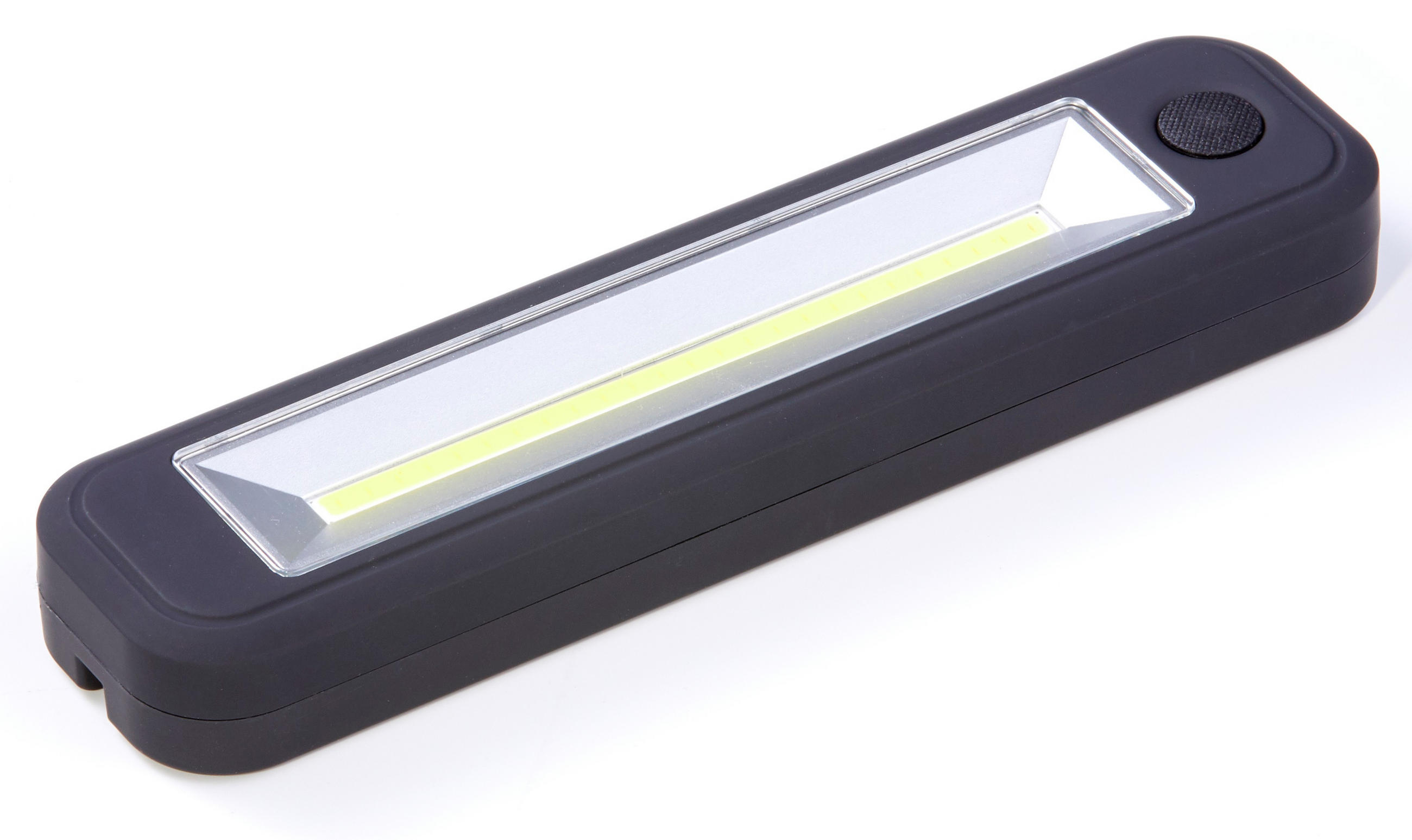 LED-BATTERIE-ARBEITSLEUCHTE - praktische Handlampe mit Magnet und Haken für Werkstatt und Zuhause, 1 Stück - Weiß, Kunststoff (5.5/2.9/22cm) - Northpoint