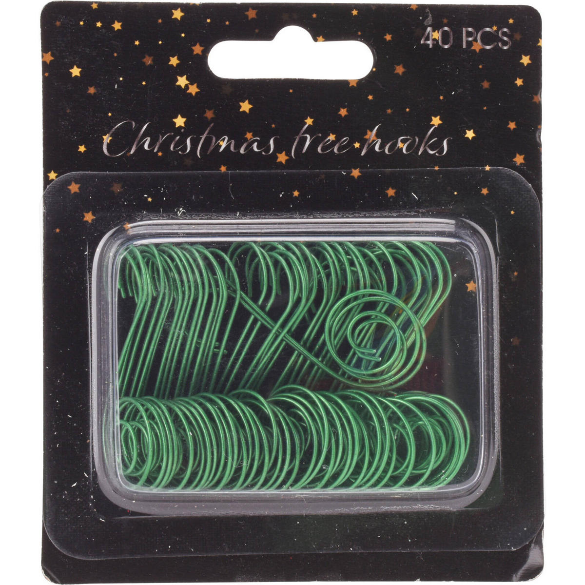 WEIHNACHTSSCHMUCKAUFHÄNGER 40er-Set - Grün, Metall (9/10.5/1.5cm) - Home Styling Collection