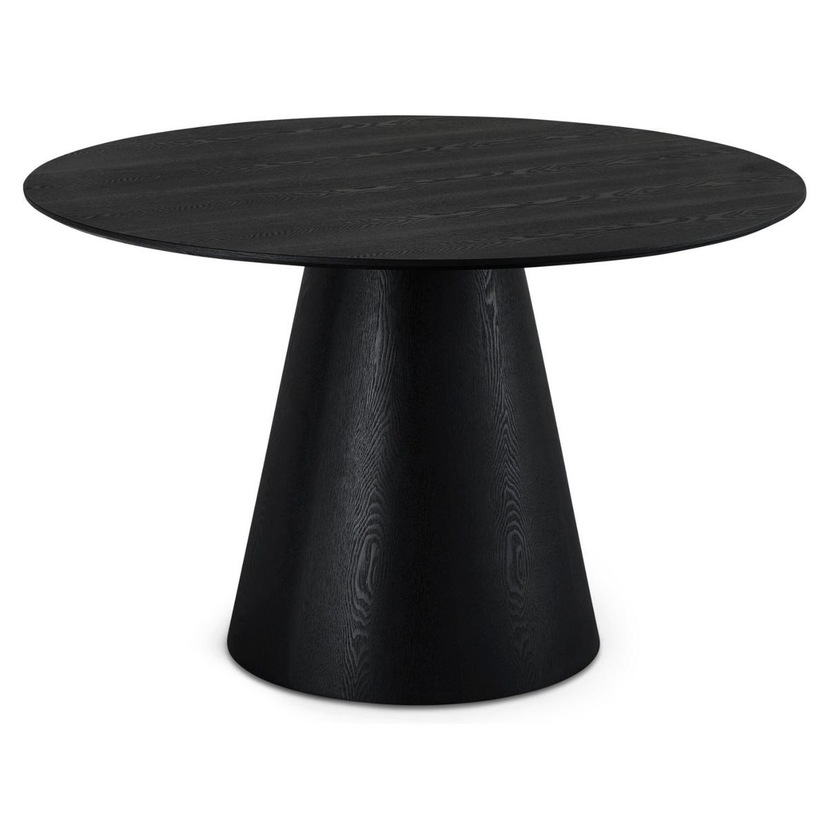 ESSTISCH 120/120/76 Schwarz rund - Schwarz, Holz (120/120/76cm) - Furnhouse